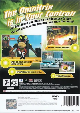 Ben 10 - Protector of Earth box cover back